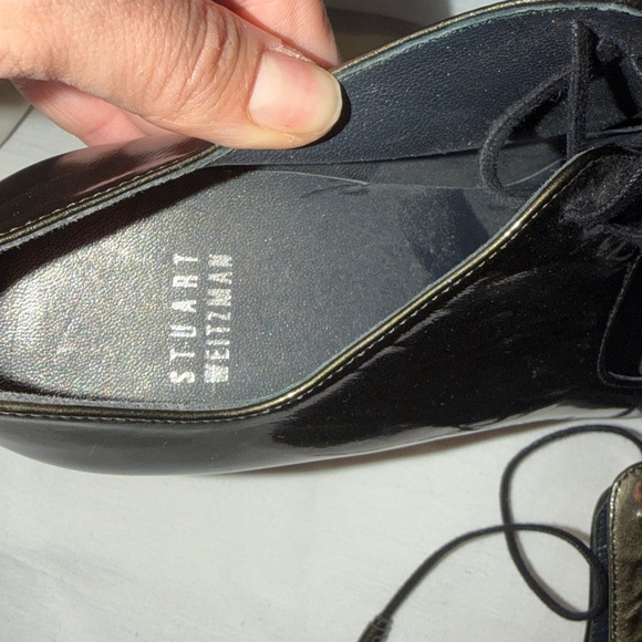 Stuart Weitzman Time Lace up platform in Olive size 7 - Picture 5 of 9